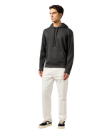 The Wrangler Mens Sign Off Hoodie in Faded Black