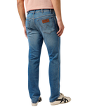 The Wrangler Mens Texas Slim Jeans in Breeze