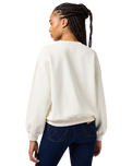 The Wrangler Womens Oversized Sweatshirt in Vintage White