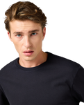 The Wrangler Mens Solid T-Shirt in Black