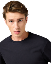 The Wrangler Mens Solid T-Shirt in Black