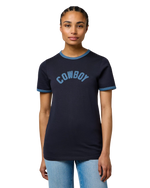 Ringer T-Shirt in Navy