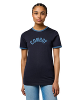 Ringer T-Shirt in Navy