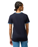 Ringer T-Shirt in Navy