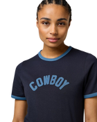 Ringer T-Shirt in Navy