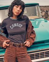 Ringer T-Shirt in Navy