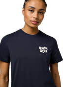 Sign Off T-Shirt in Dark Navy