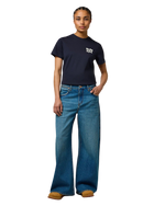 Sign Off T-Shirt in Dark Navy