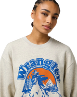 Oversized Sweatshirt in Oat