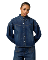 Pintuck Shirt in Homestead Haze