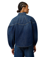 Pintuck Shirt in Homestead Haze