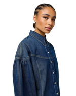 Pintuck Shirt in Homestead Haze