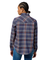 Femme Western Shirt in Earth Red