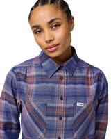 Femme Western Shirt in Earth Red