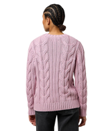 Cable Knit Jumper in Keepsake Lilac
