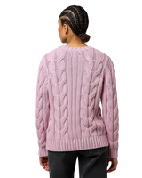 Cable Knit Jumper in Keepsake Lilac