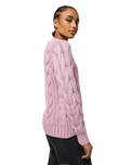 Cable Knit Jumper in Keepsake Lilac