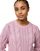 Cable Knit Jumper in Keepsake Lilac