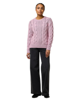 Cable Knit Jumper in Keepsake Lilac