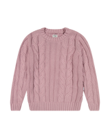 The Wrangler Womens Cable Knit Jumper in Keepsake Lilac