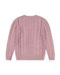 The Wrangler Womens Cable Knit Jumper in Keepsake Lilac
