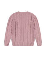 The Wrangler Womens Cable Knit Jumper in Keepsake Lilac