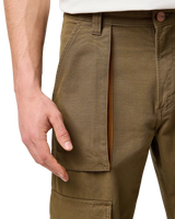 Casey Jones Relaxed Cargo Trousers in Beech