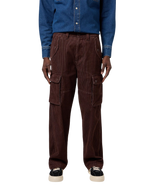 Casey Jones Loose Cargo Trousers in Mahogany