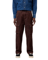 Casey Jones Loose Cargo Trousers in Mahogany