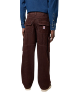 Casey Jones Loose Cargo Trousers in Mahogany