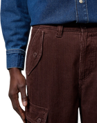 Casey Jones Loose Cargo Trousers in Mahogany