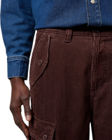 Casey Jones Loose Cargo Trousers in Mahogany