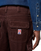 Casey Jones Loose Cargo Trousers in Mahogany