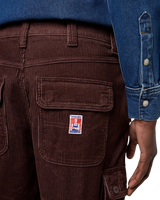 Casey Jones Loose Cargo Trousers in Mahogany