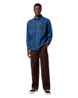 Casey Jones Loose Cargo Trousers in Mahogany