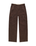 The Wrangler Mens Casey Jones Loose Cargo Trousers in Mahogany