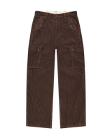 The Wrangler Mens Casey Jones Loose Cargo Trousers in Mahogany