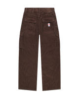 The Wrangler Mens Casey Jones Loose Cargo Trousers in Mahogany