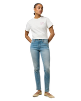 Sign Off T-Shirt in Worn White