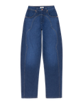 The Wrangler Womens Sleek Barrel Jeans in Rustlers Retreat