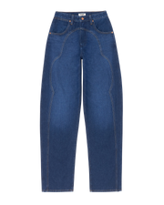 The Wrangler Womens Sleek Barrel Jeans in Rustlers Retreat
