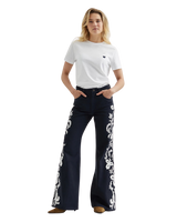 70s Flare Jeans in Dark Navy