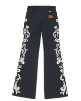 The Wrangler Womens 70s Flare Jeans in Dark Navy