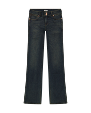 The Wrangler Womens Low Rise Bold Boot Jeans in Pioneer Town