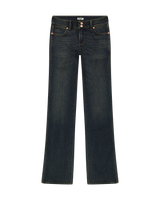 The Wrangler Womens Low Rise Bold Boot Jeans in Pioneer Town