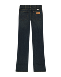 The Wrangler Womens Low Rise Bold Boot Jeans in Pioneer Town