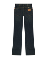 The Wrangler Womens Low Rise Bold Boot Jeans in Pioneer Town