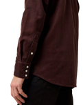 Western Cord Shirt in Mahogany
