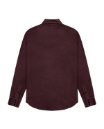 The Wrangler Mens Western Cord Shirt in Mahogany