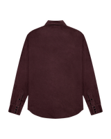 The Wrangler Mens Western Cord Shirt in Mahogany